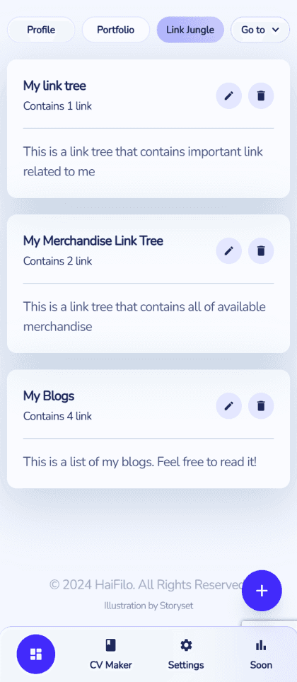 Curate Important Links into Link Jungle image